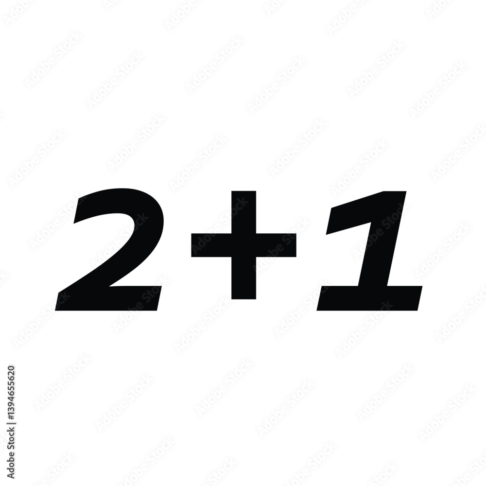 Modern sale banner with bold numbers and shadow effect. Modern sale banner with bold numbers and shadow effect.
