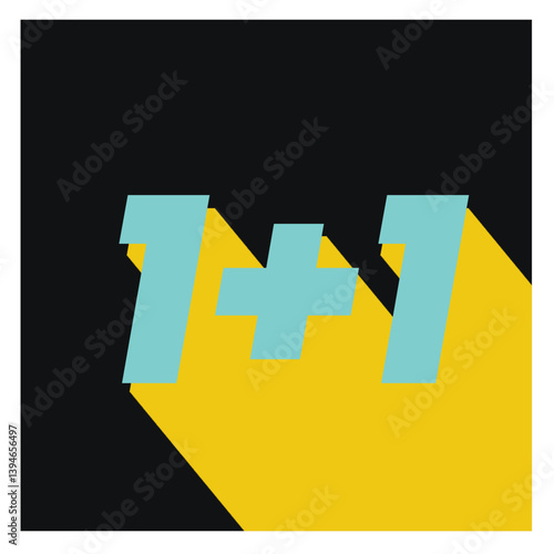 Modern sale banner with bold numbers and shadow effect.