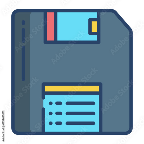 Linear color Diskette icon