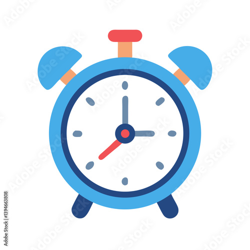 Alarm Clock Icon Design for Coloring Pages