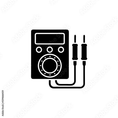 creative details multimeter icon vector illustration