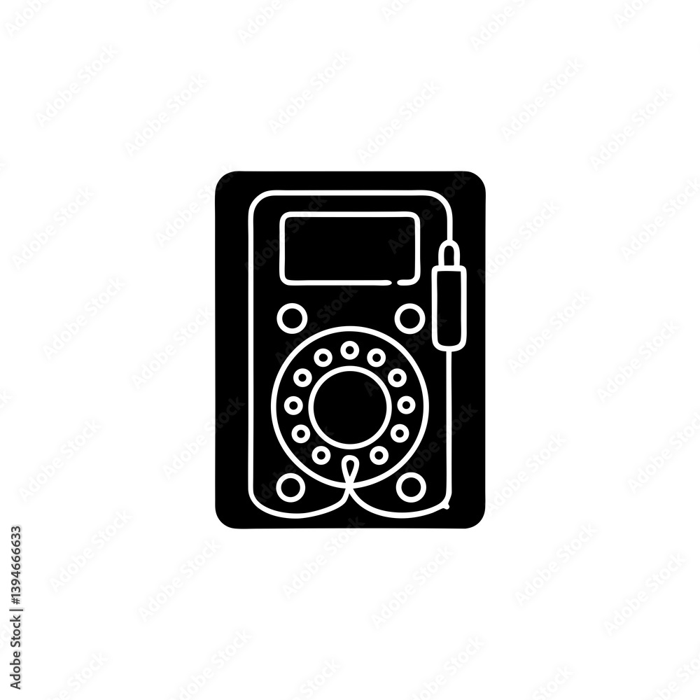 creative details multimeter icon vector illustration creative details multimeter icon vector illustration