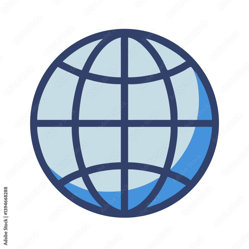 Globe Icon Outline Vector for Geography and Travel Coloring Book Pages
Globe Icon Outline Vector for Geography and Travel Coloring Book Pages