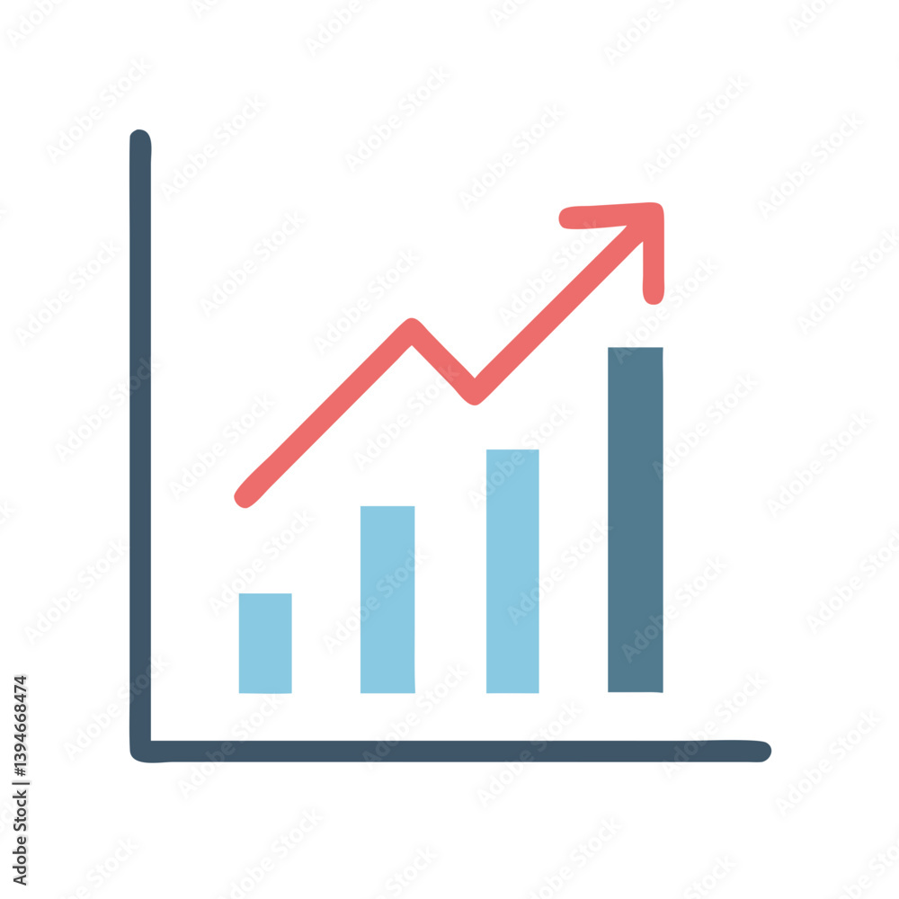 Growing Graph Outline Vector for Educational and Business Coloring Pages
Growing Graph Outline Vector for Educational and Business Coloring Pages