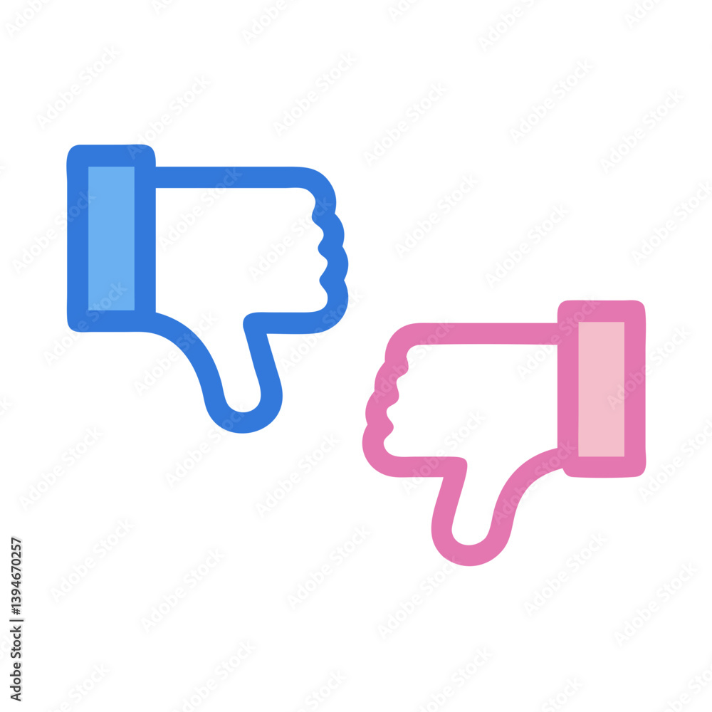 Like and Dislike Icon Outline Coloring Book Page Line Art Drawing Set White Background
Like and Dislike Icon Outline Coloring Book Page Line Art Drawing Set White Background