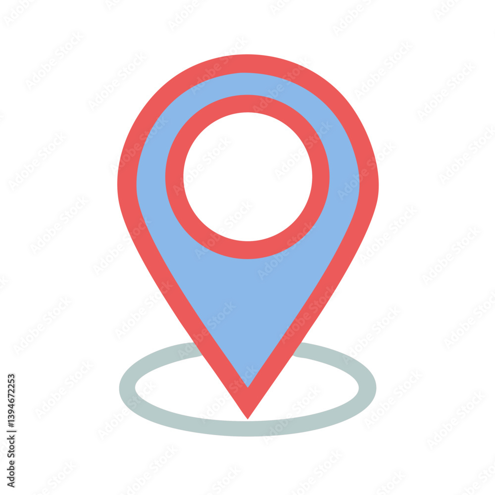 Pin Maps Icon Outline Coloring Book Page Line Art Drawing Set White Background Pin Maps Icon Outline Coloring Book Page Line Art Drawing Set White Background