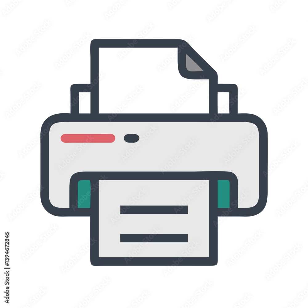 Printer Icon Outline Coloring Book Page Line Art Drawing Set White Background
Printer Icon Outline Coloring Book Page Line Art Drawing Set White Background