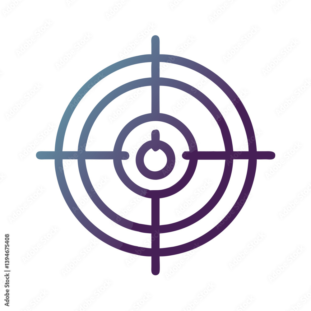 Target Icon Outline Coloring Book Page Line Art Drawing Set White Background Target Icon Outline Coloring Book Page Line Art Drawing Set White Background