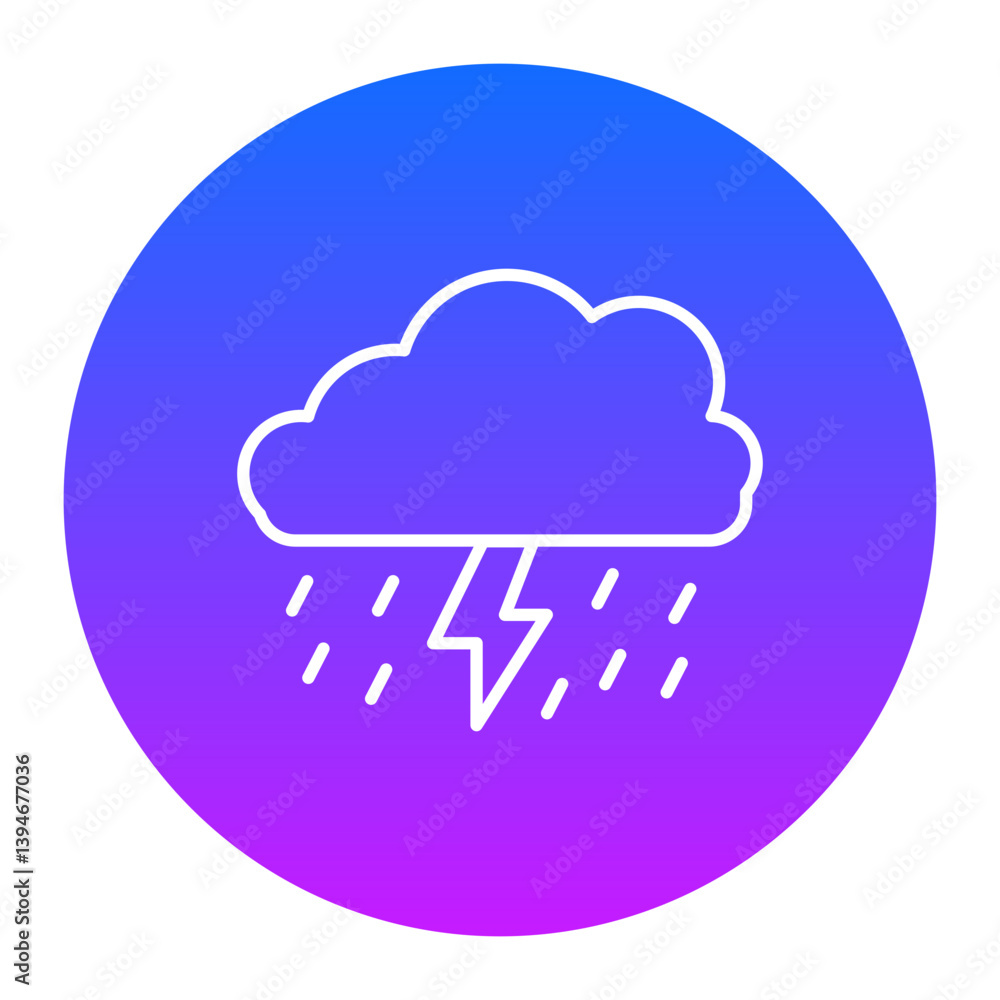 Thunderstorm Icon Thunderstorm Icon