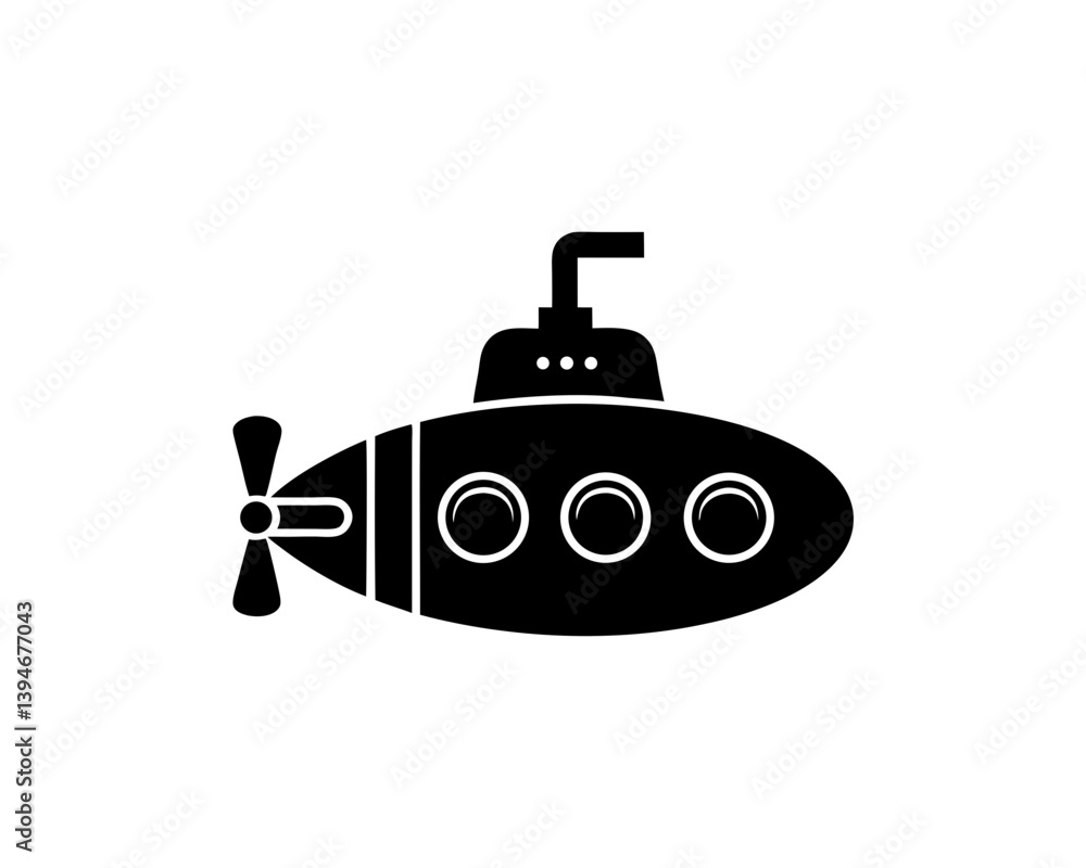 creative details submarine icon vector illustration creative details submarine icon vector illustration