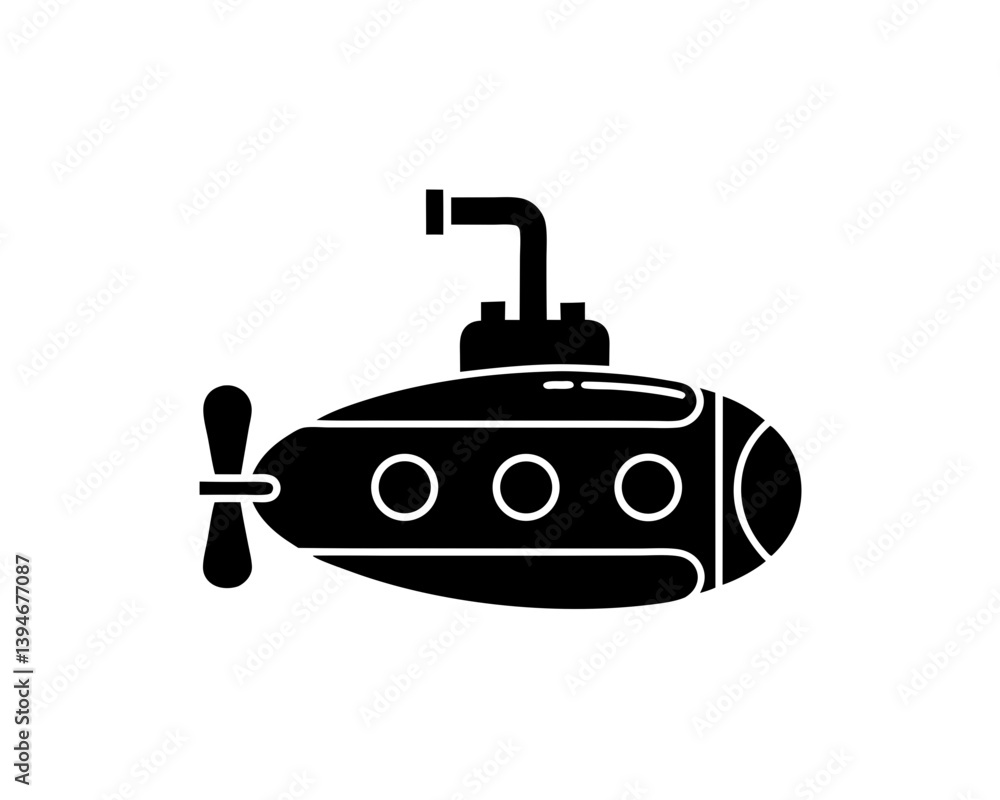 creative details submarine icon vector illustration creative details submarine icon vector illustration