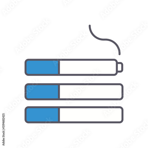 Smoking vector icon stock illustration