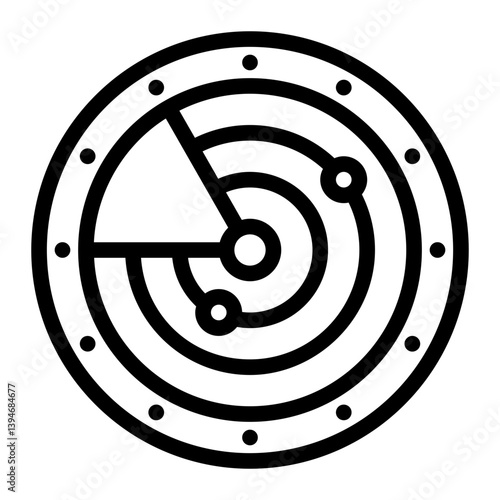Radar Detection Icon