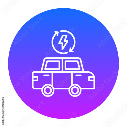 Electric Car Icon