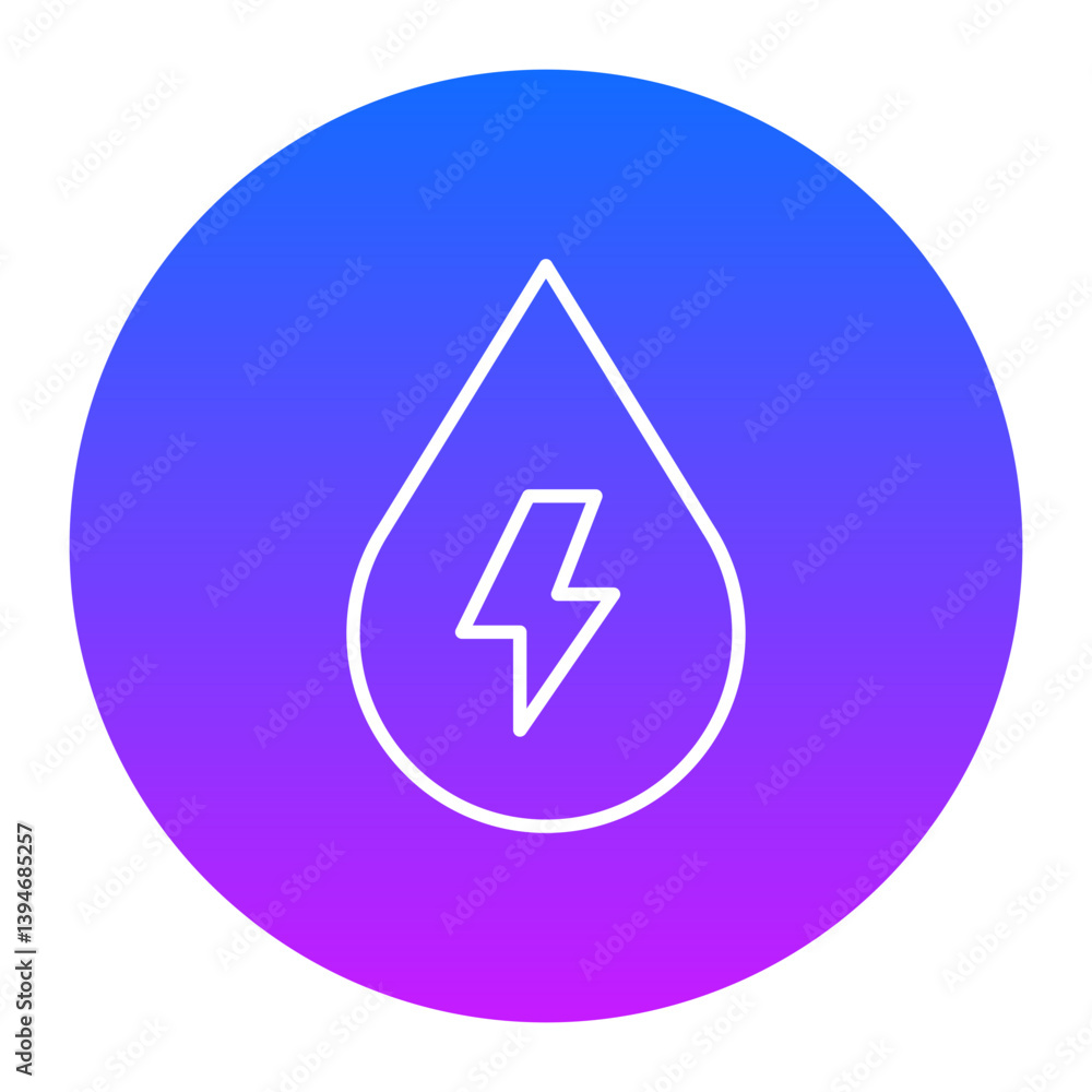 Hydro Power Icon Hydro Power Icon