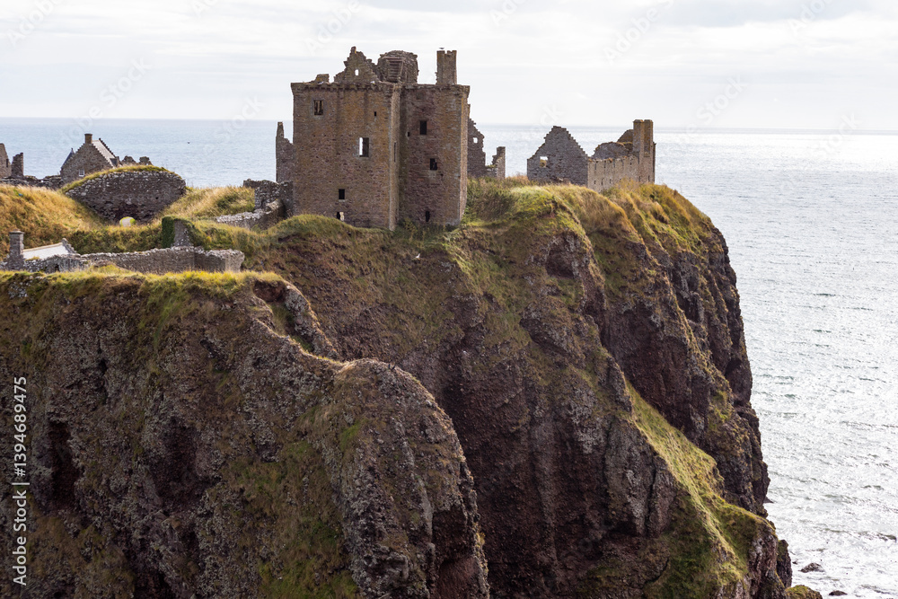 Dunnottar Castle rises in dramatic ruins atop a cliff overlooking the North Sea. Its breathtaking views, rich history, and rugged beauty make it one of Scotland’s most iconic and cinematic locations. Dunnottar Castle rises in dramatic ruins atop a cliff overlooking the North Sea. Its breathtaking views, rich history, and rugged beauty make it one of Scotland’s most iconic and cinematic locations.