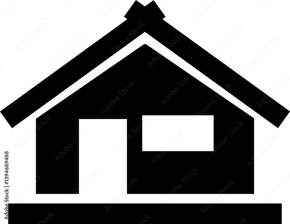 House building icons in flat. isolated on transparent background. House building icons in flat. isolated on transparent background.