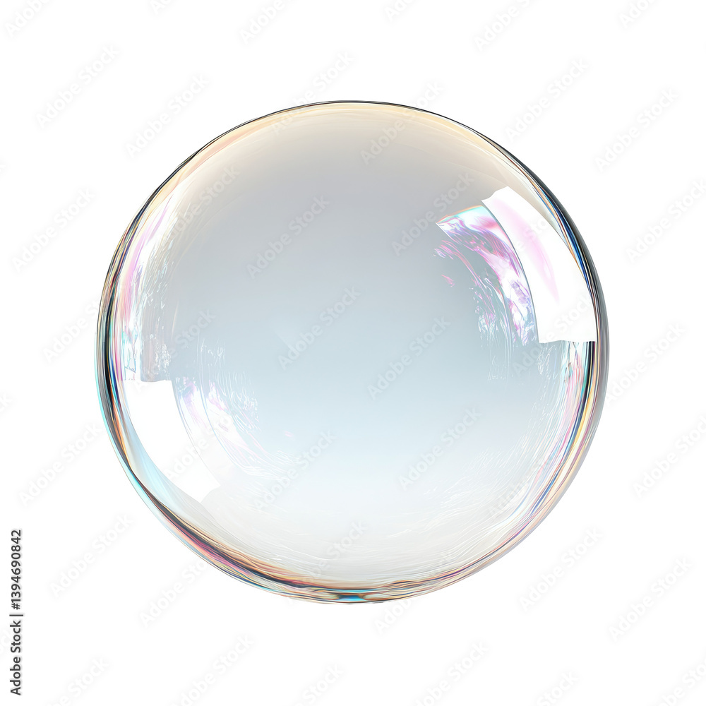 Crystal Clear Bubble on transparent background Crystal Clear Bubble on transparent background