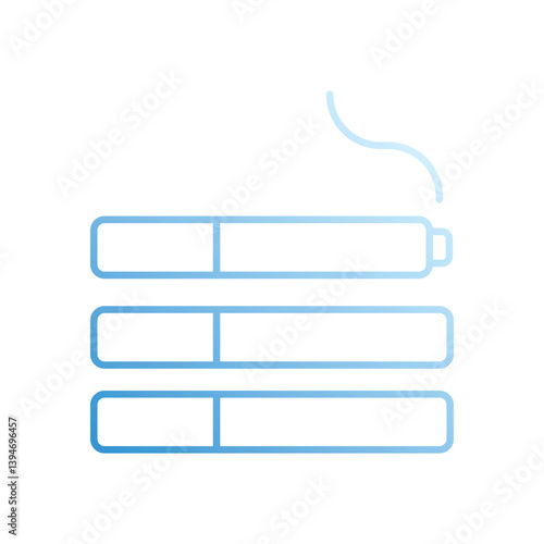 Smoking vector icon stock illustration