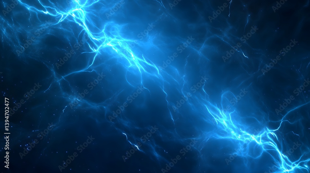 Abstract Blue Energy with Electric-like Patterns Abstract Blue Energy with Electric-like Patterns