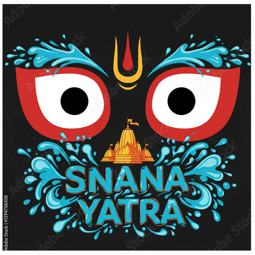 Snana Yatra Abstract Eye De...