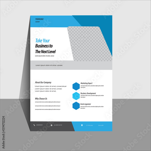  business flyer design modern corporate creative a4 poster advertisement print ready flyer template design
