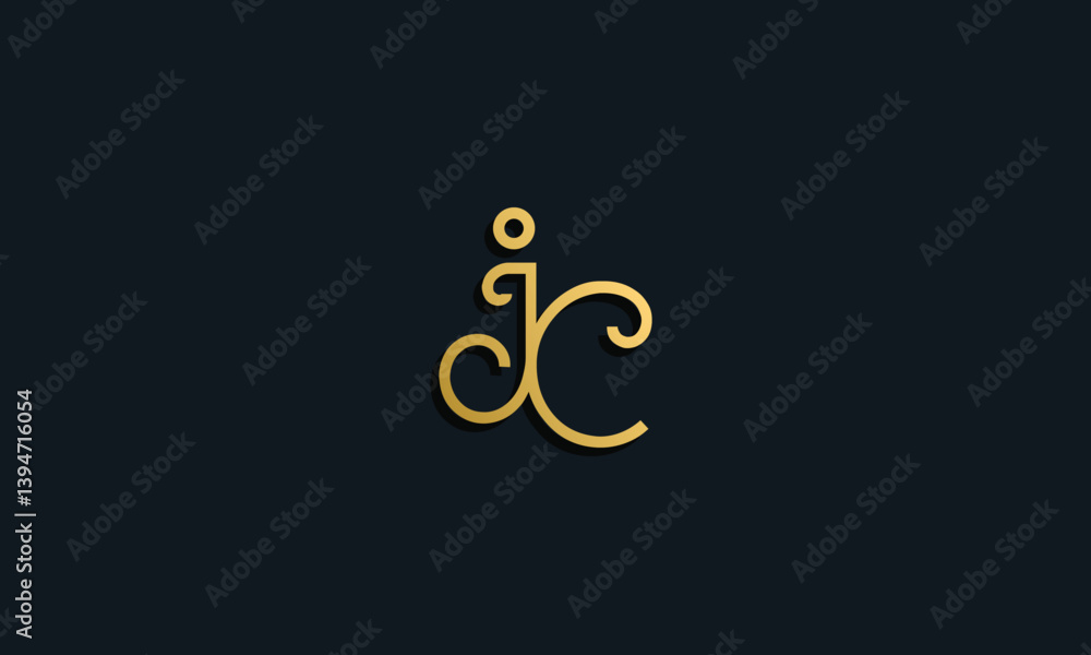Luxury fashion initial letter JC logo. Luxury fashion initial letter JC logo.