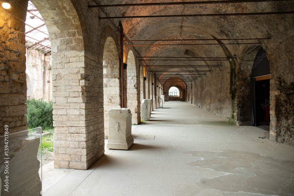 Naklejka premium Sanctuary of Hercules Victor