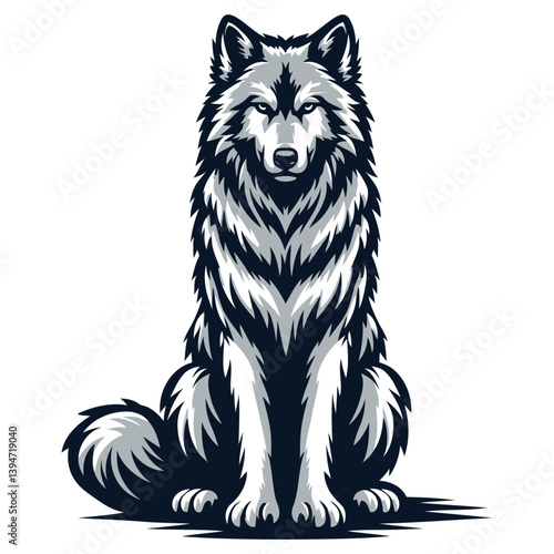 Wolf vector and illustrations.