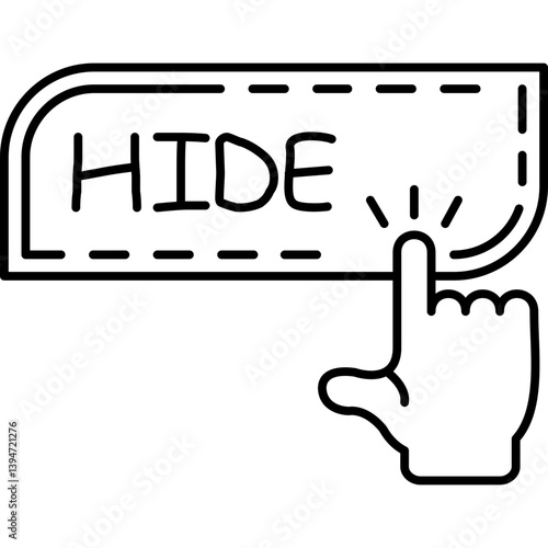 Hide Icon