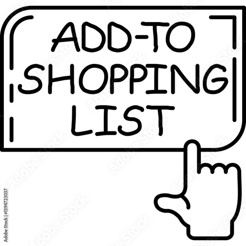 Add to Shopping List Icon