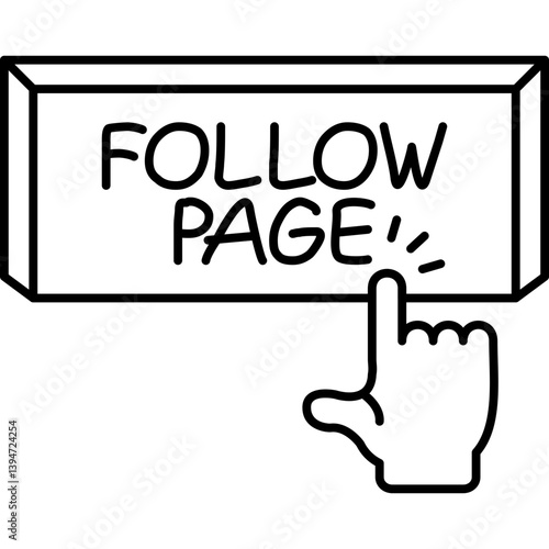 Follow Page Icon