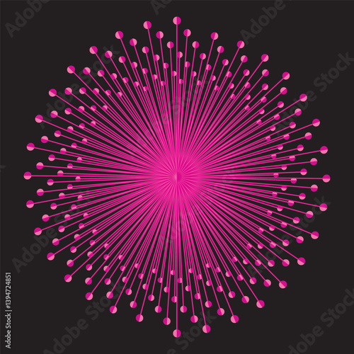 Fireworks nice concentration of Colorful fireworks in isolated background