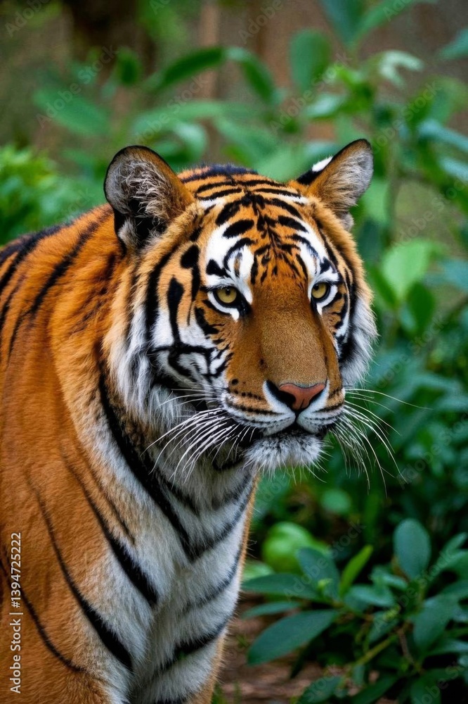there is a tiger that is walking through the jungle there is a tiger that is walking through the jungle