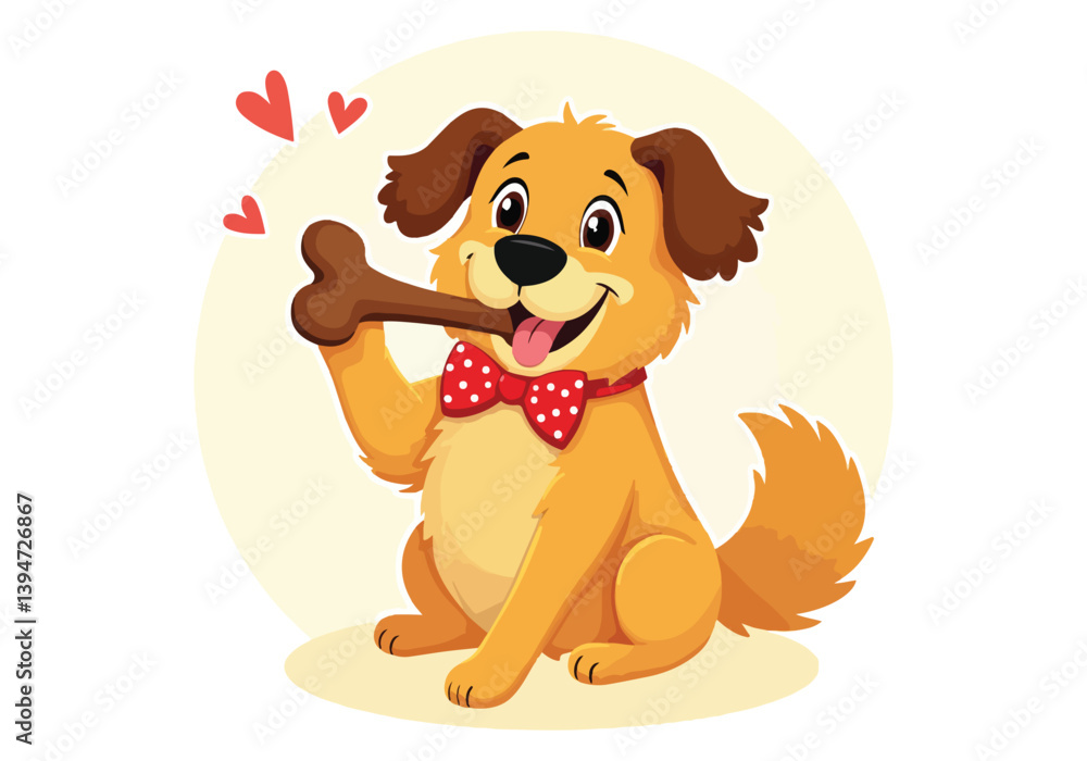 Obraz premium National Rescue Dog Day Vector Illustrations - Playful, Heartwarming Designs of Rescue Dogs, Adoption, and Shelters for Social Media, Campaigns, and Awareness Projects