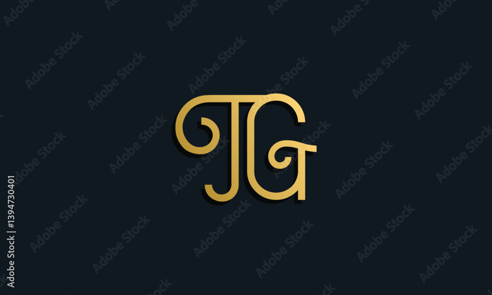 Luxury fashion initial letter TG logo. Luxury fashion initial letter TG logo.