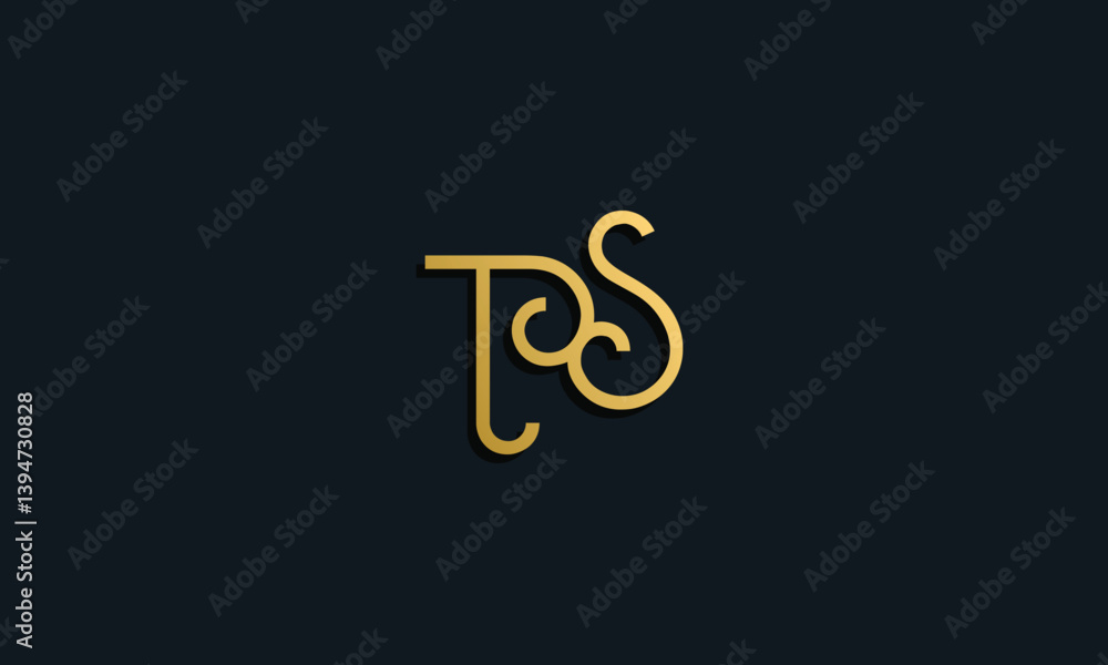 Luxury fashion initial letter TS logo. Luxury fashion initial letter TS logo.