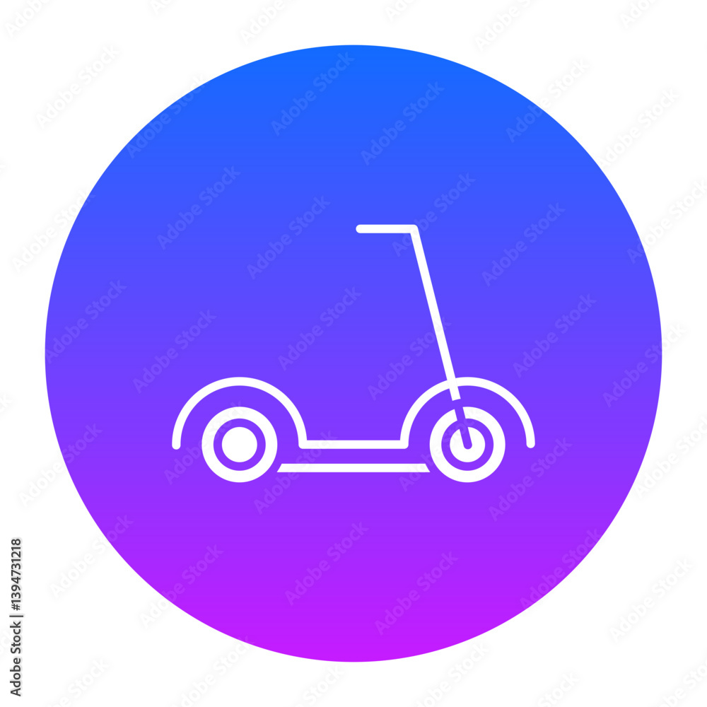 Kick Scooter Icon Kick Scooter Icon