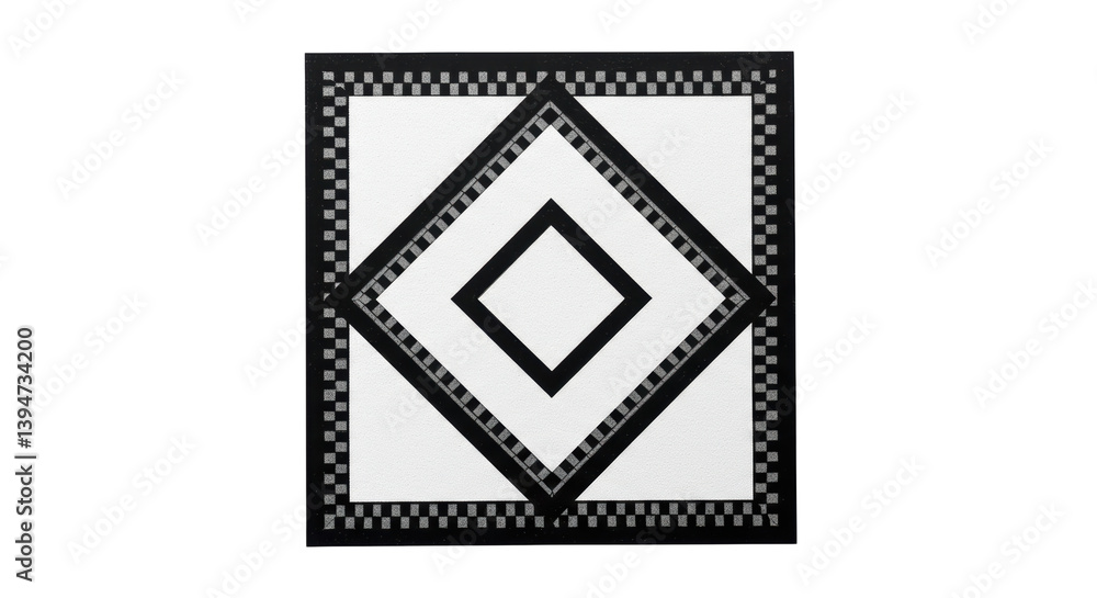 Obraz premium Isolated Floor Tile