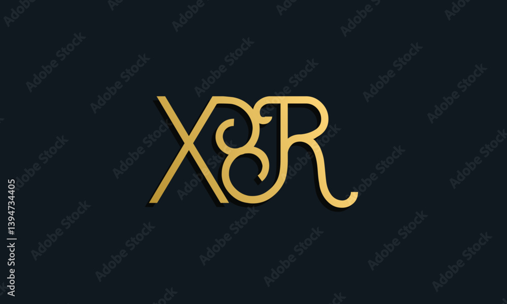 Luxury fashion initial letter XR logo. Luxury fashion initial letter XR logo.