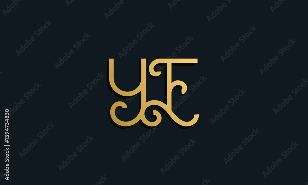 Luxury fashion initial letter YE logo. Luxury fashion initial letter YE logo.