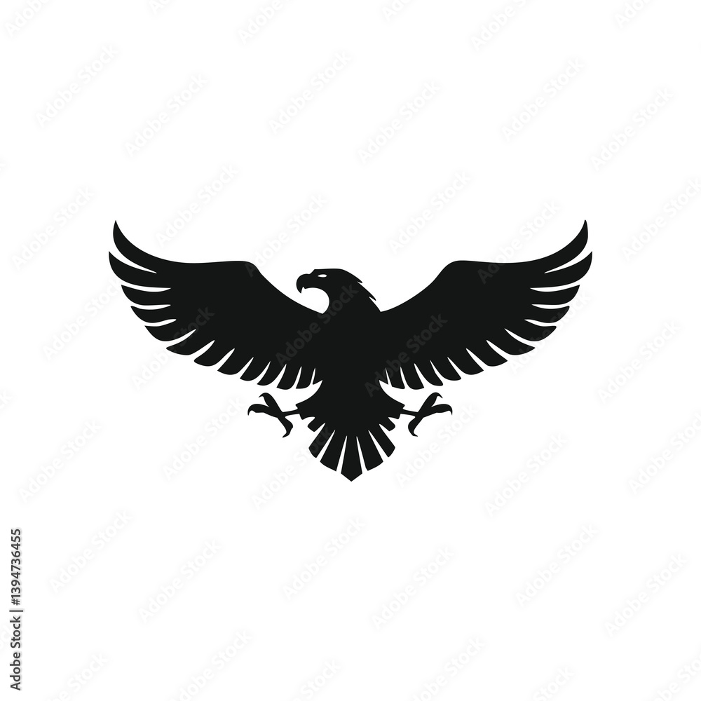 Fototapeta premium Animal and Bird Silhouette Icons Set – Vector Collection of Farm Animals, Birds, and Pets in Black Silhouette Style