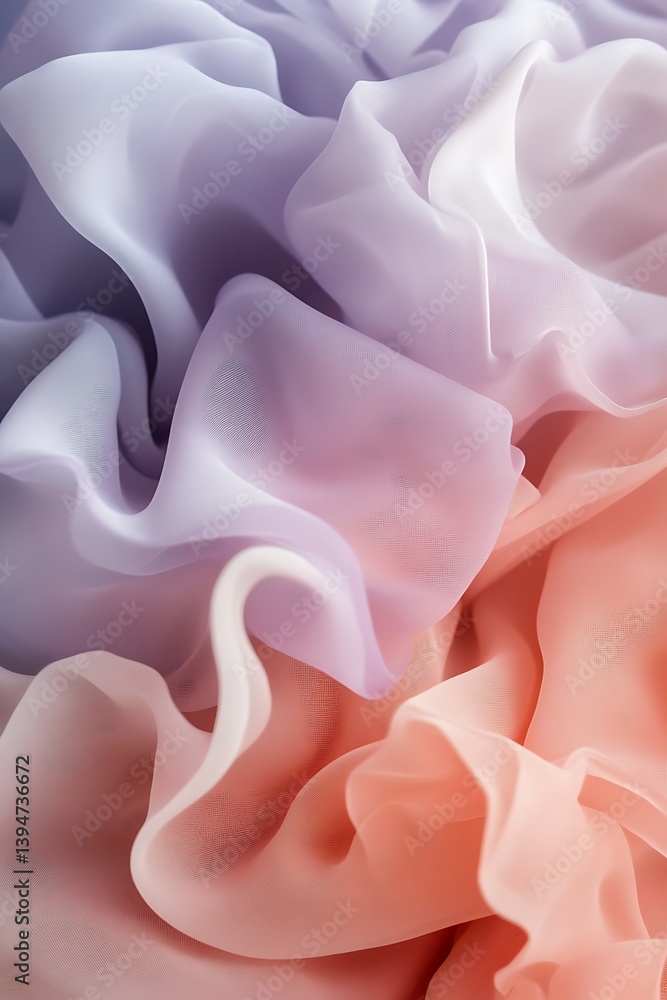 Obraz premium Soft Lavender and Blush Pink Gradient: A Peaceful and Elegant Backdrop with Gentle Flowing Patterns.
