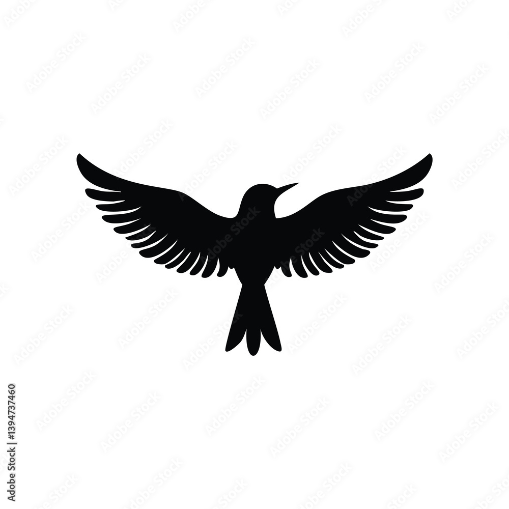 Obraz premium Animal and Bird Silhouette Icons Set – Vector Collection of Farm Animals, Birds, and Pets in Black Silhouette Style