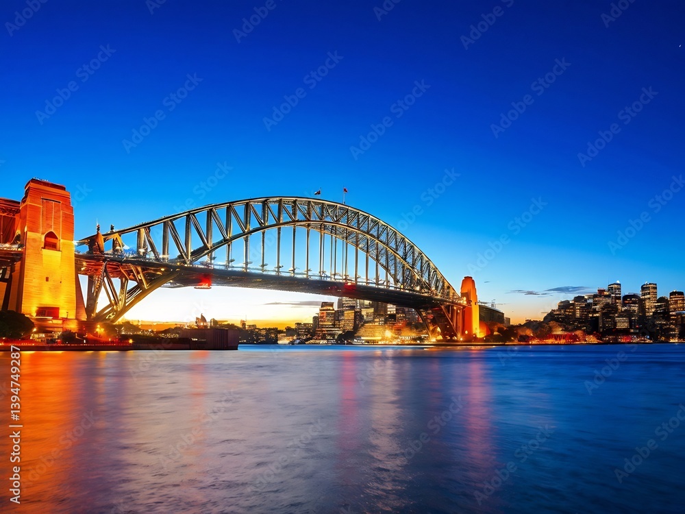 Fototapeta premium Sydney Harbour Bridge at Twilight