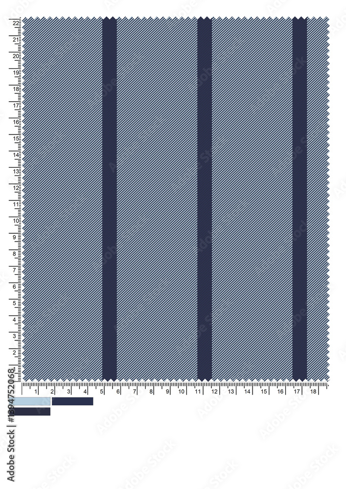 Fototapeta premium Plaid fabric pattern, blue, brown, cream, seamless for textiles, and for designing clothes, skirts or decorative fabrics. Vector illustration. 