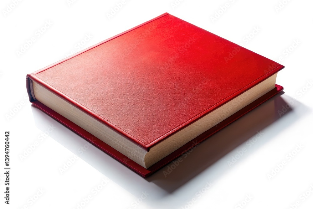 Blank red hardcover book, isolated on white. Perfect night photography mockup. Studio shot. Blank red hardcover book, isolated on white. Perfect night photography mockup. Studio shot.