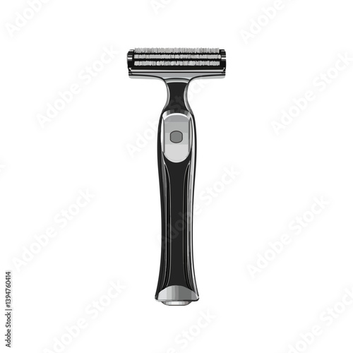 Razor, daily necessities, vector, transparent background, black and white style