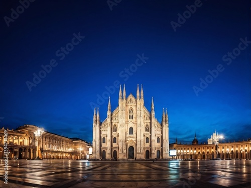 Milan Cathedral at Night