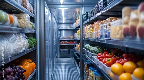 Refrigeration chamber for food storage